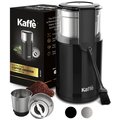 Kaffe Electric Coffee Grinder with Removable Cup, 4.5oz (14-Cup) Cleaning Brush Included. (Black) KF5010